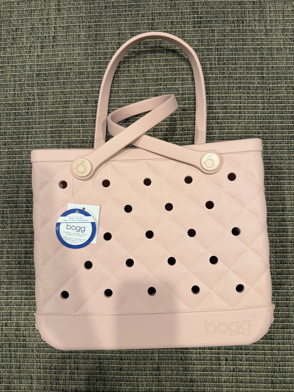 Baby Bogg Bag Quilted Tote Bag - Light Pink